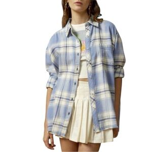 Urban Outfitters Flannel Shirt One Way Or Another BDG